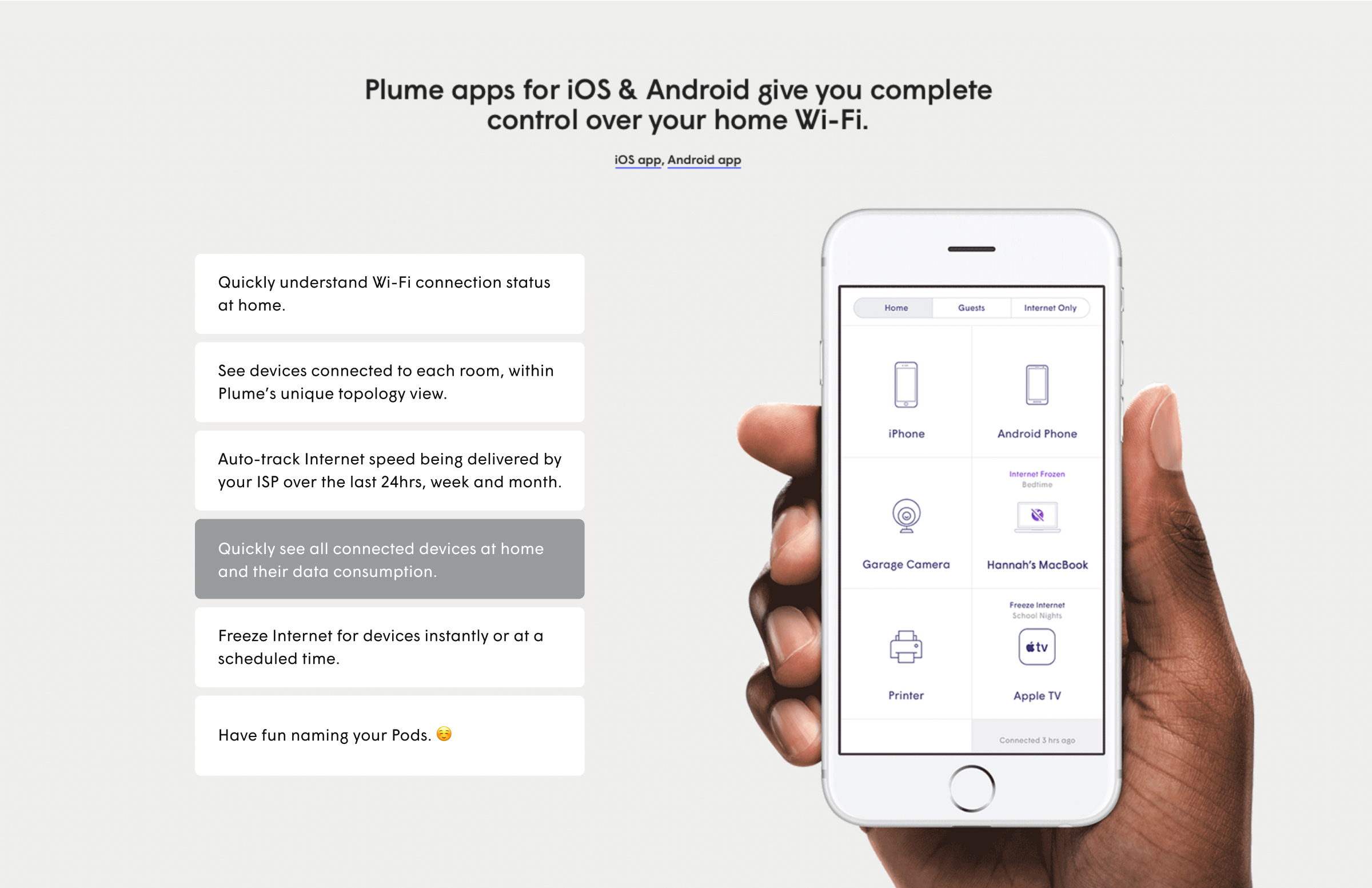The Plume brand — Head of Brand / Head of Design frame
