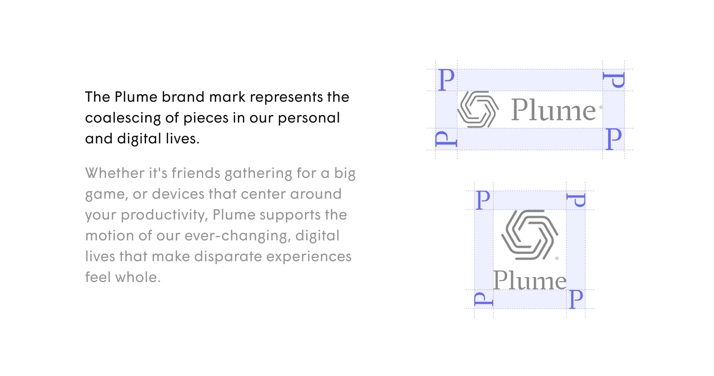 The Plume brand — Head of Brand / Head of Design frame