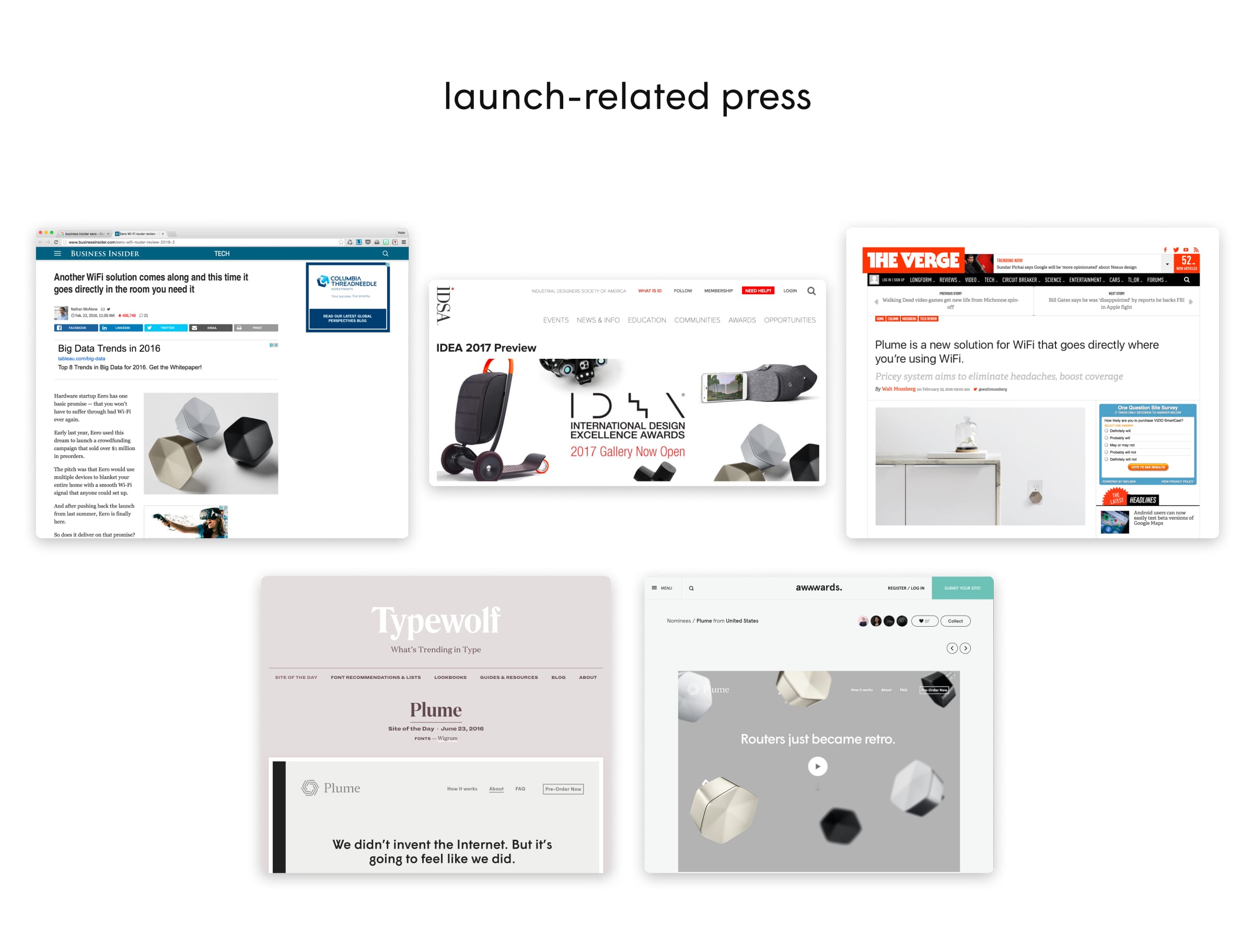 The Plume brand — Head of Brand / Head of Design frame
