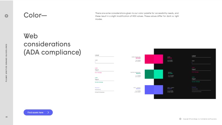 The Plume brand — Head of Brand / Head of Design frame