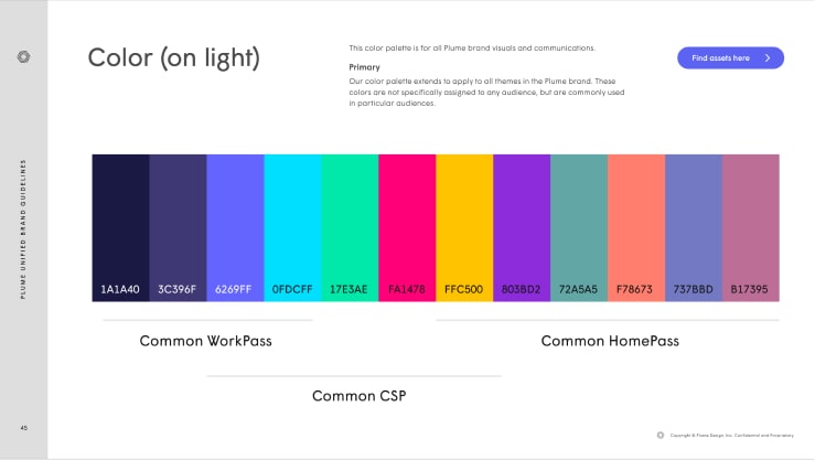 The Plume brand — Head of Brand / Head of Design frame