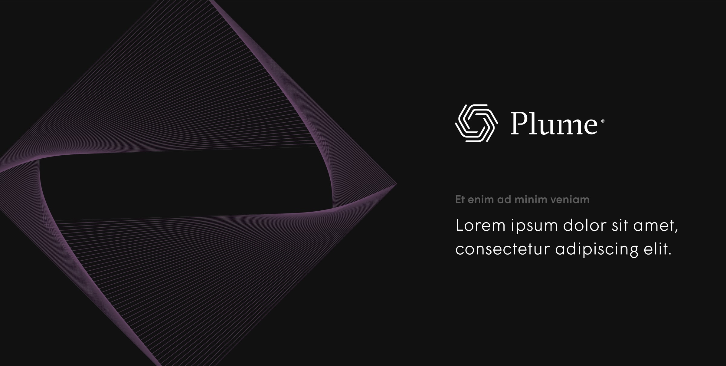 The Plume brand — Head of Brand / Head of Design frame