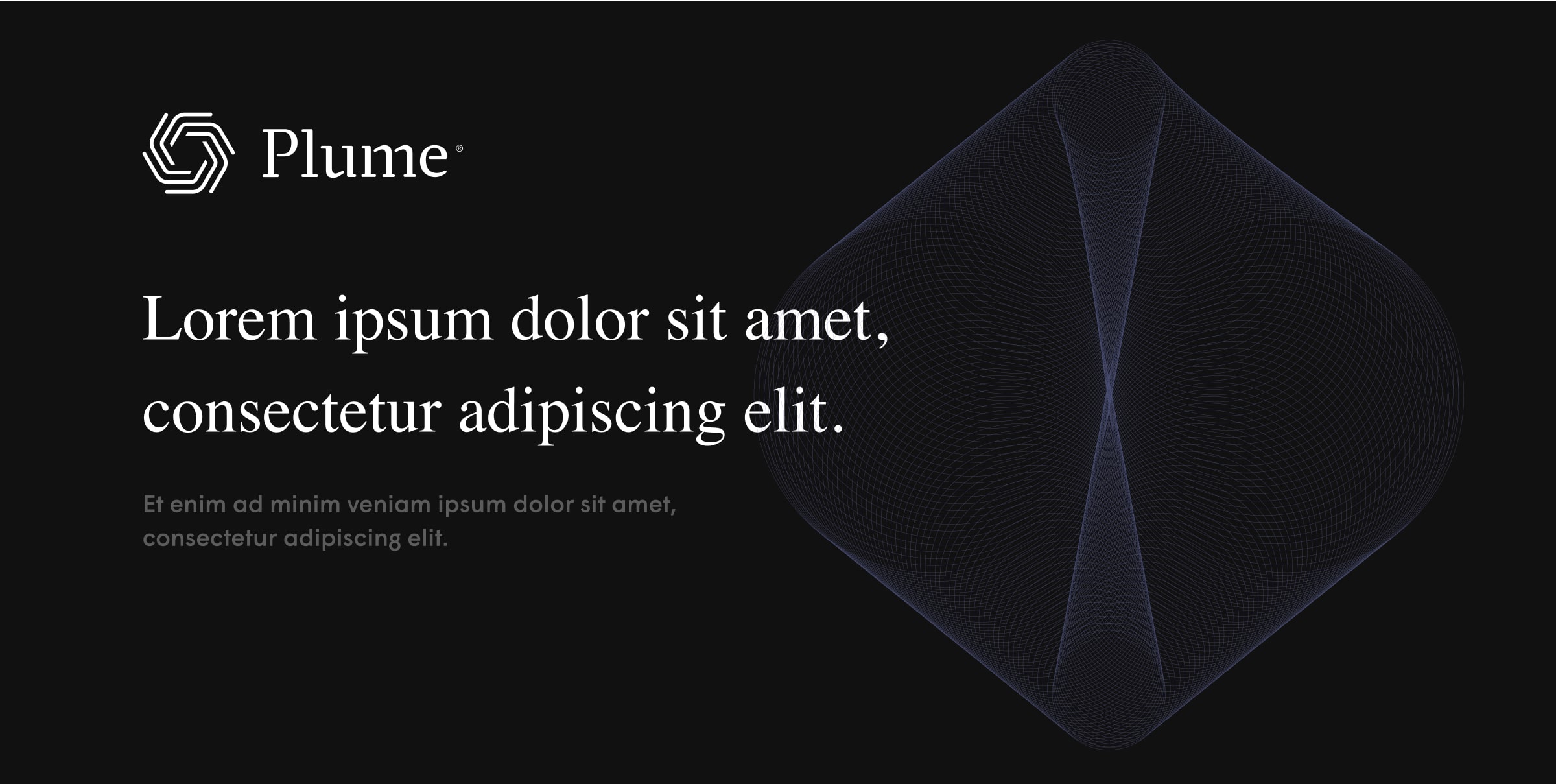 The Plume brand — Head of Brand / Head of Design frame