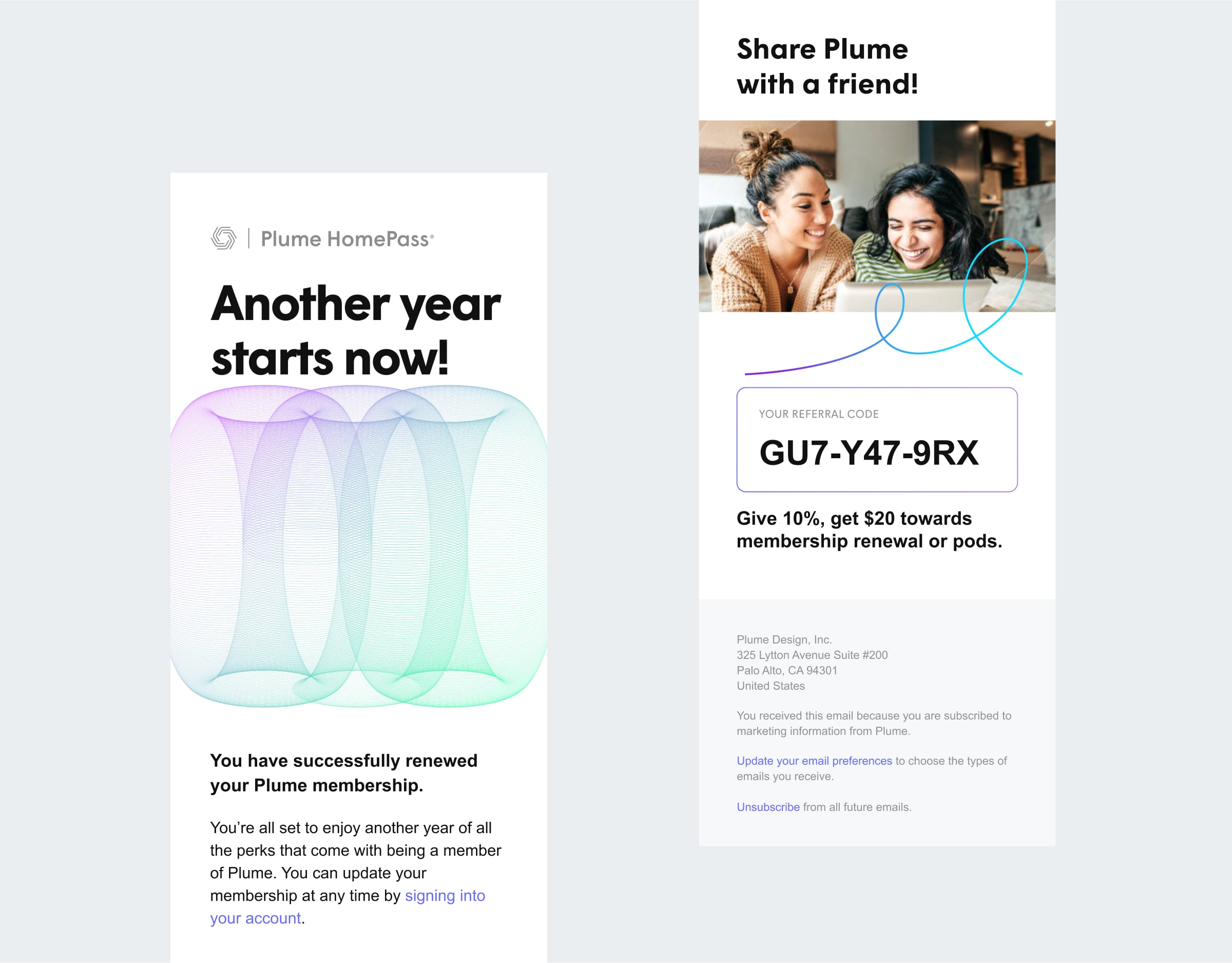 The Plume brand — Head of Brand / Head of Design frame