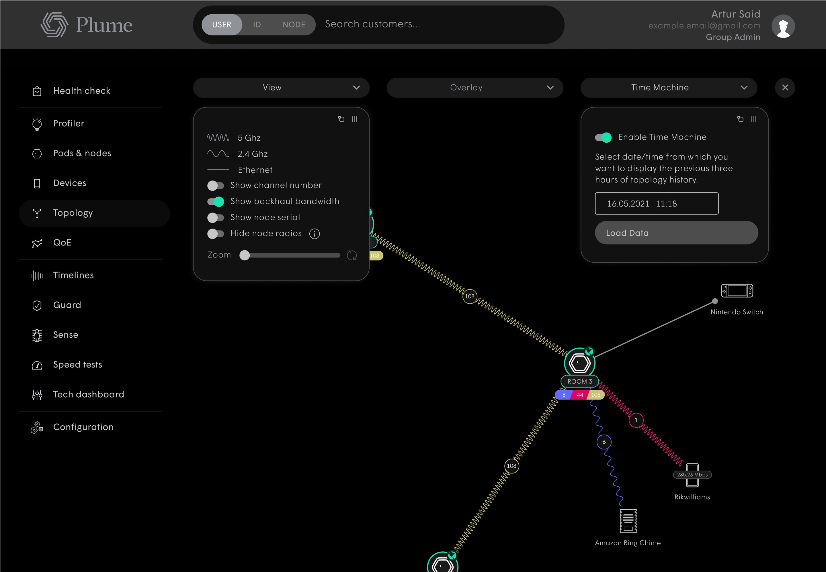 Web dashboard products — Head of Design frame