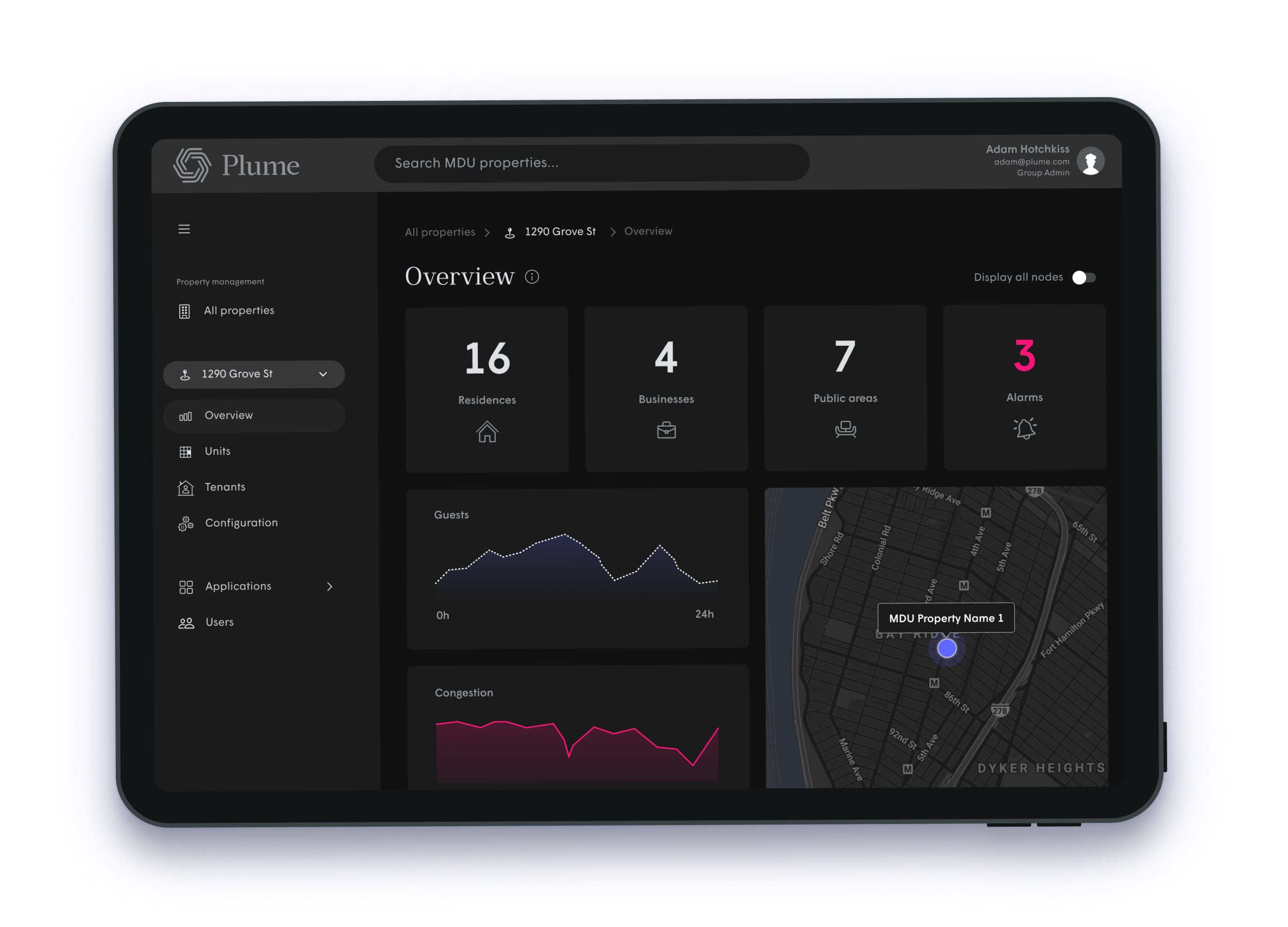 Web dashboard products — Head of Design frame