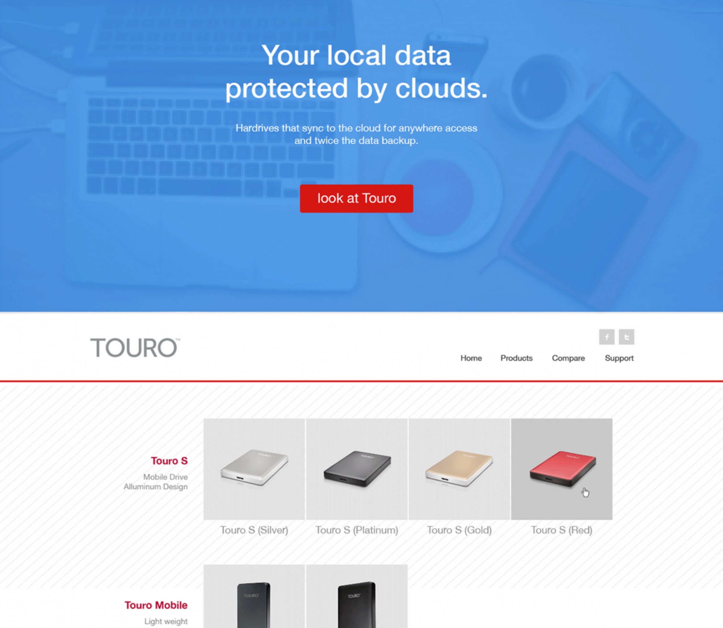 Touro by G-Technology frame