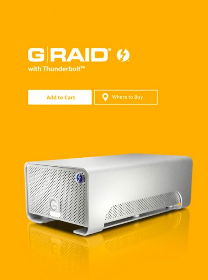 G-Technology product design and packaging